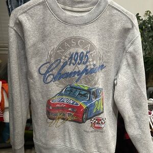 Hollister Gray Graphic Crewneck Sweater